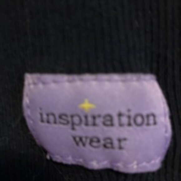 Inspiration wear, Black Tank top  "Believe in Yourself", Cotton blend Size Small - Picture 4 of 6